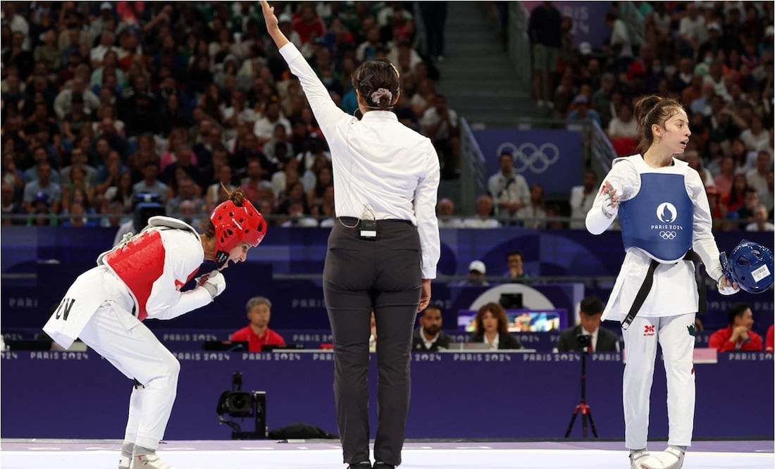 Daniela Souza no podría creer la decisión final. FOTO: AFP