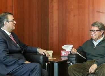 Marcelo Ebrard y Ricardo Monreal revisaron agenda del próximo gobierno