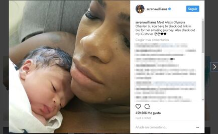 ​Serena Williams muestra la primera foto de su bebé