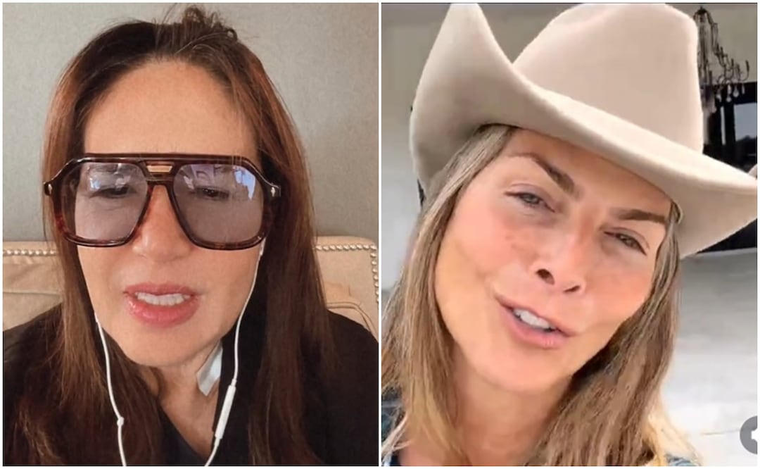 Yolanda Andrade se reencuentra con Montserrat Oliver.