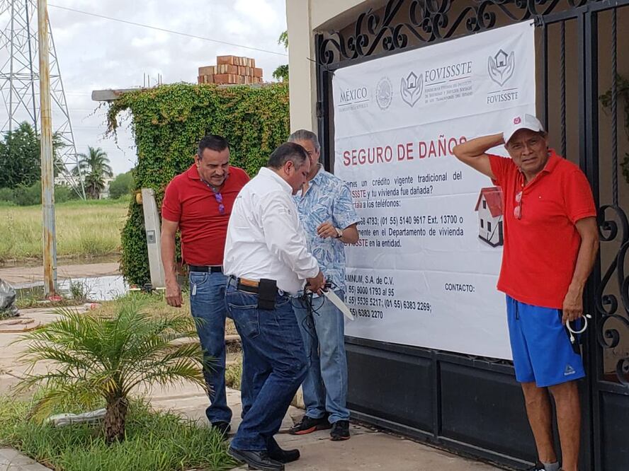 Personal del organismo recorren fraccionamientos habitacionales donde se tienen aplicados los créditos hipotecarios (Foto: tomada de Twitter @FOVISSSTEmx)