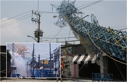 Castillo de pirotecnia cae sobre cables y se incendia en Tláhuac, VIDEOS