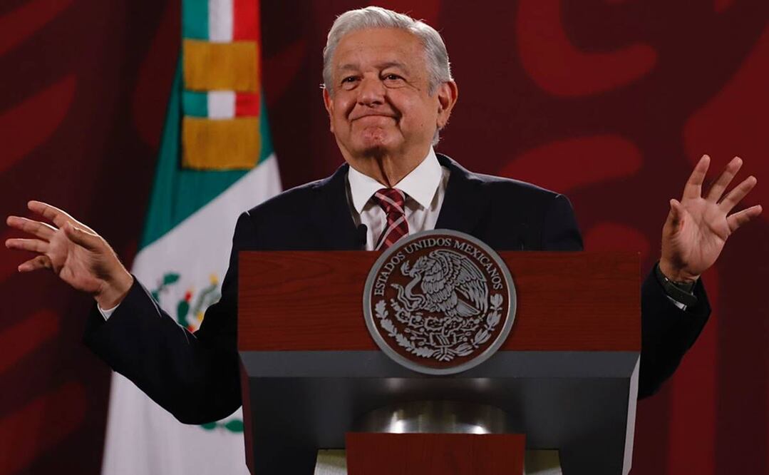 Detener el Tren Maya es como detener la refinería de Dos Bocas, donde trabajan 38 mil personas, detalló el presidente López Obrador. Foto: Berenice Fregoso/EL UNIVERASAL