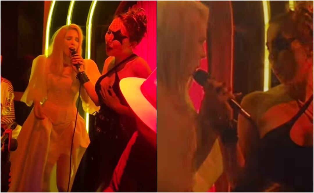 Belinda y Majo Aguilar disfrutan del Halloween organizado por la cantante de pop.
Fotos: Instagram