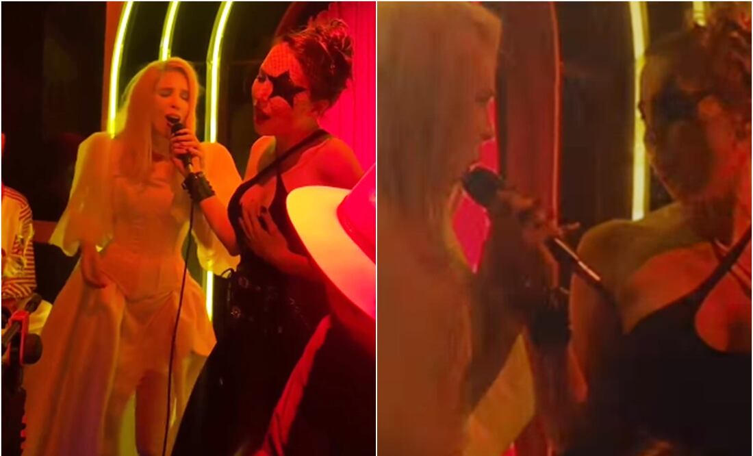 Belinda y Majo Aguilar disfrutan del Halloween organizado por la cantante de pop.
Fotos: Instagram