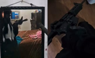 Videos muestran a adolescente armado con rifle AR-15 antes de ataque en Michoacán; Fiscalía analiza los videos