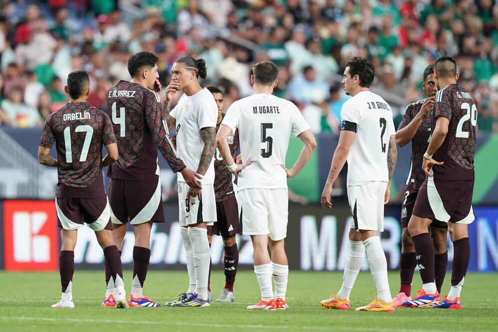 México y Uruguay en partido amistoso, durante el MEXTOUR 2024 - Foto: Imago7