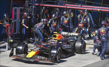 Red Bull registró el Pit Stop más rápido del GP de Australia en el auto de Checo Pérez