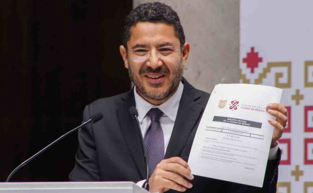 El decreto se publicó en la Gaceta Oficial y fue presentado por el jefe de Gobierno, Martí Batres. Foto: Especial