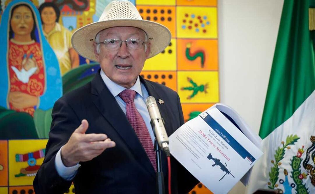 Ken Salazar, embajador de Estados Unidos en México. Foto: Diego Simón Sánchez / EL UNIVERSAL