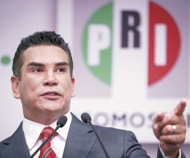 Alejandro Moreno, líder nacional del tricolor, afirma que el PRI tiene capacidad para competir solo en las 15 gubernaturas, de las cuales ocupa ocho en estos momentos. Foto: ARCHIVO EL UNIVERSAL