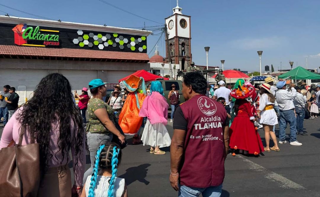 Día de disfraces del Carnaval de San Francisco Tlatenco, 16 de marzo de 2025. Foto: Especial