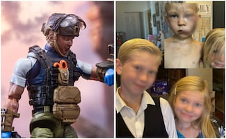Niño Bridger Walker inspira figura de acción "Pulse"; salvó a su hermana menor de ataque de perro