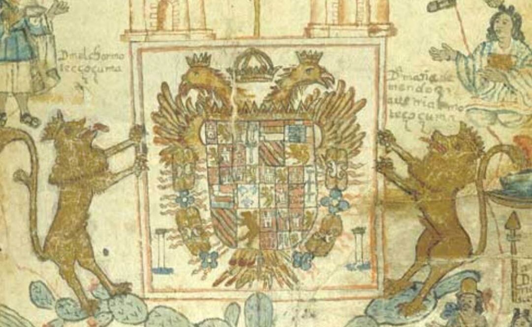 Fue hasta el ascenso de Felipe II al trono, que la nobleza nativa fue minimizada y obligada a pagar tributo. FOTO: BNAH-INAH.