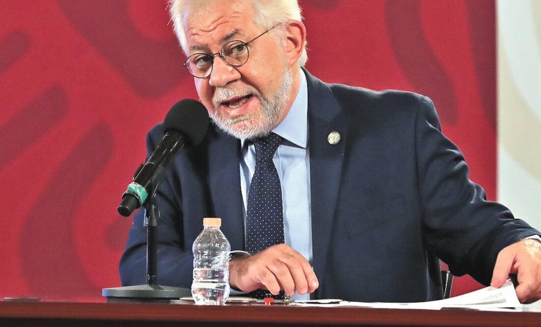 El representante del CINU-México, Giancarlo Summa, habló de la campaña global para combatir la infodemia, denominada Very fine. Foto: JUAN BOITES. EL UNIVERSAL