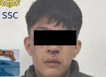 Detienen a sujeto que intentó asaltar a comprador de auto con un arma tipo subametralladora