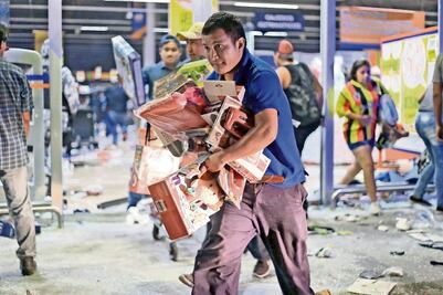 Dossier Seguridad. Saqueos, por resentimiento social: expertos