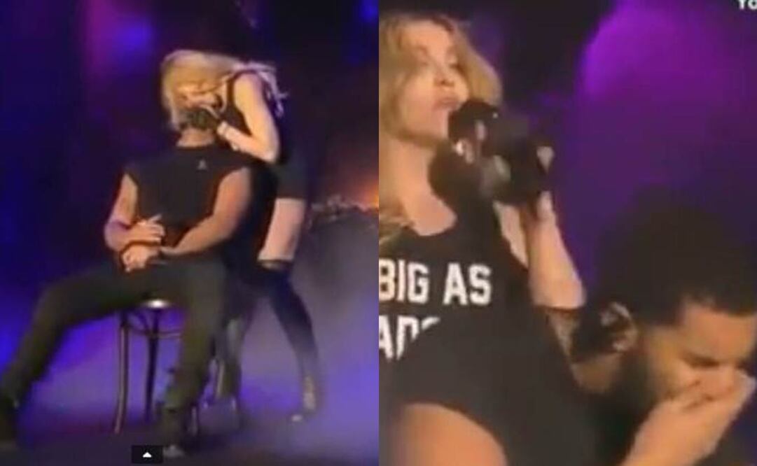 El rapero sorprendió con su reacción ante el beso