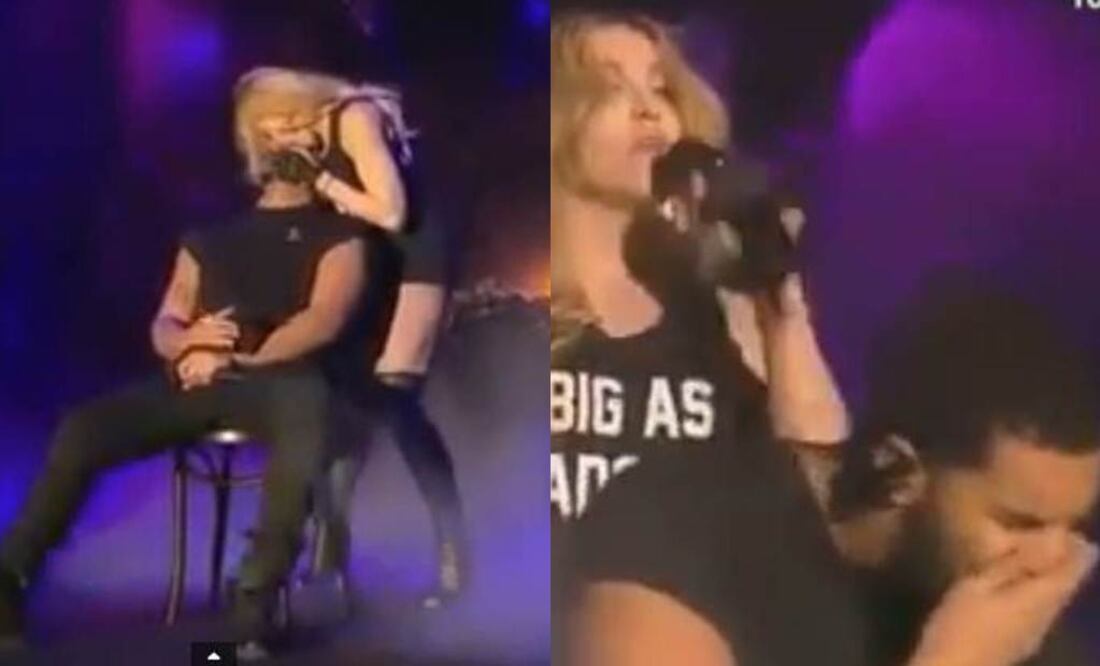 El rapero sorprendió con su reacción ante el beso