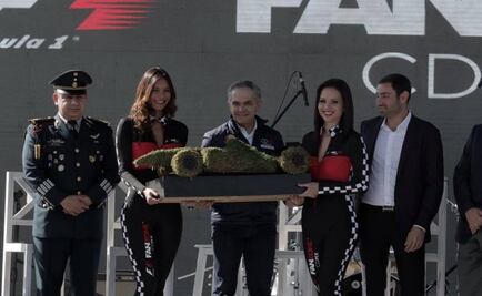 Mancera inaugura Fan Zone de F1 en Campo Marte