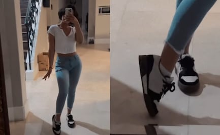 Ángela Aguilar dice que se viste como señora por este look 