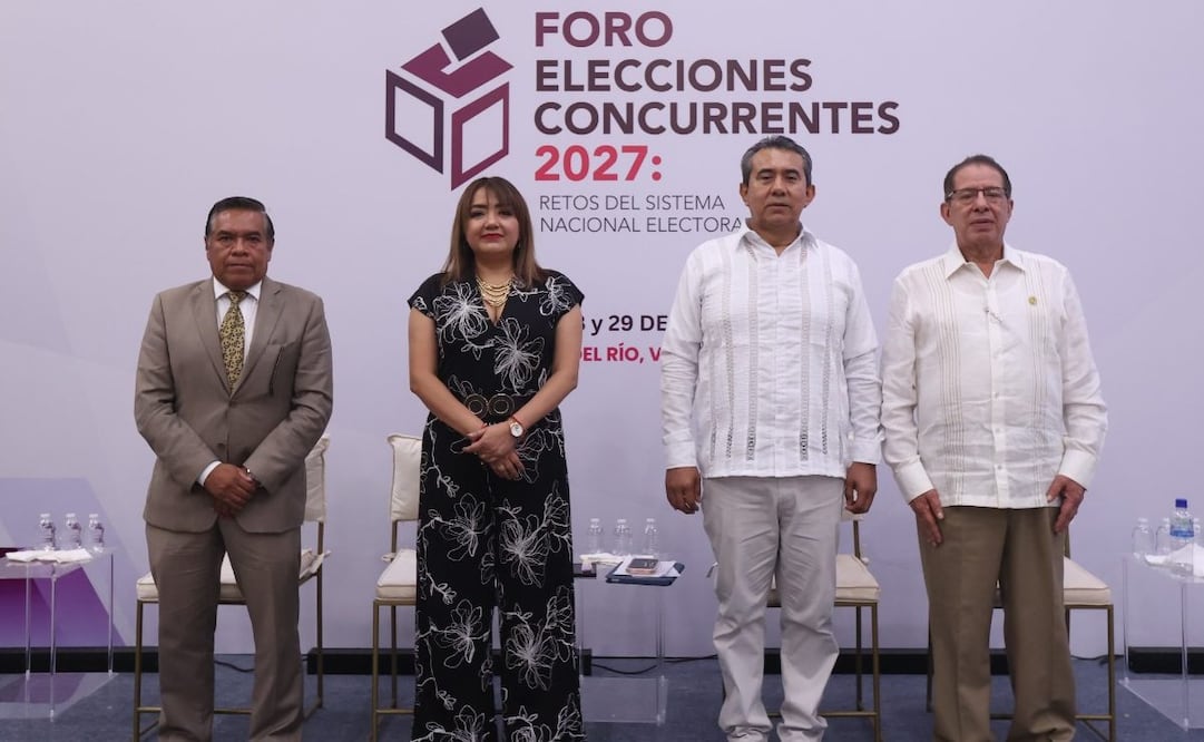Analizan en Veracruz retos de las elecciones de 2027; están en juego más de 2 mil cargos.
Foto: Especial.
