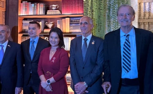 Fox posa con presidentes Keiko Fujimori, Noboa, Asfura y Abinader; "unidos por un mismo propósito", dice