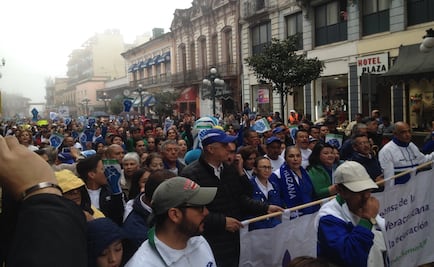 Miles de universitarios marchan en Veracruz 