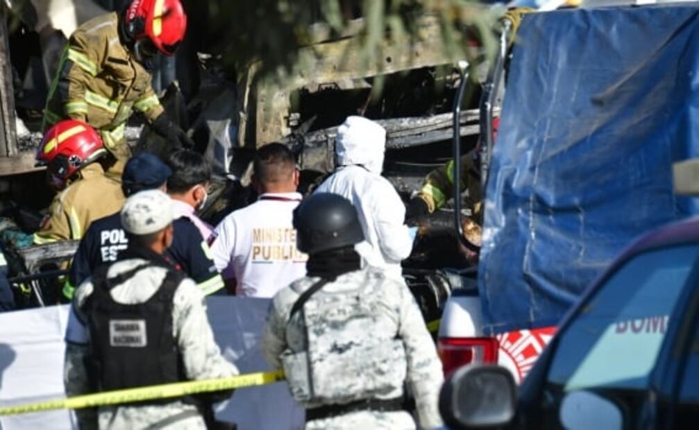 Accidente de tráiler en la autopista México-Puebla en imágenes y videos