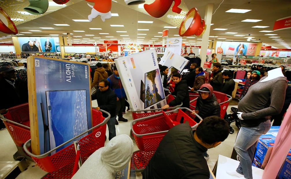 Ofertas de Black Friday en Estados Unidos. Foto: AP