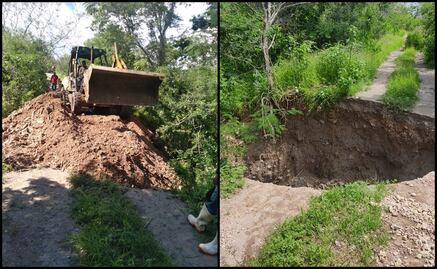 Inicia rehabilitación de caminos rurales afectados por “Nora” en Elota, Sinaloa