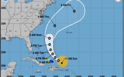 Huracán Erin se degrada a categoría 3; zonas en alerta y trayectoria, ¿afectará a México?