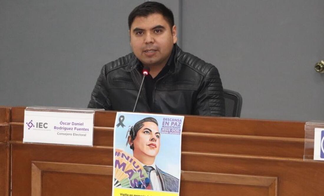 Óscar Daniel Rodríguez Fuentes, consejero del Instituto Electoral de Coahuila. Foto: X @OscarDanieliec6