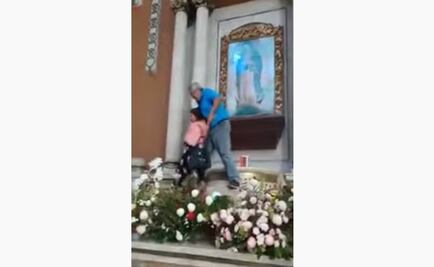 Detienen a mujer por golpear imagen de la Virgen de Guadalupe en Tamaulipas