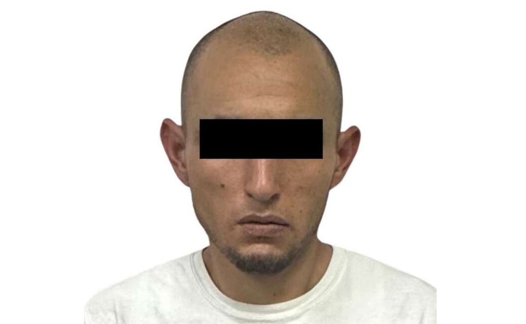 Fidel "N" fue detenido por extorsionar un negocio de Naucalpan. Foto: Especial