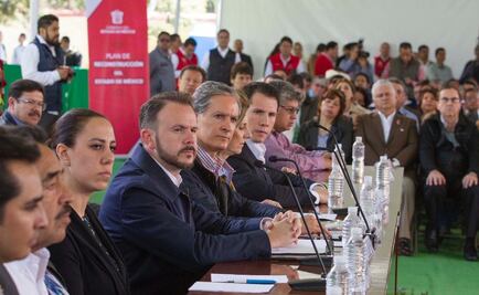 Mañana iniciará fase de reconstrucción por sismo en Edomex: Del Mazo