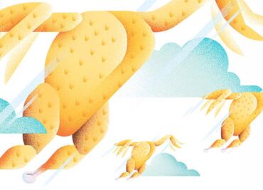 El precio del pollo vuela por los cielos