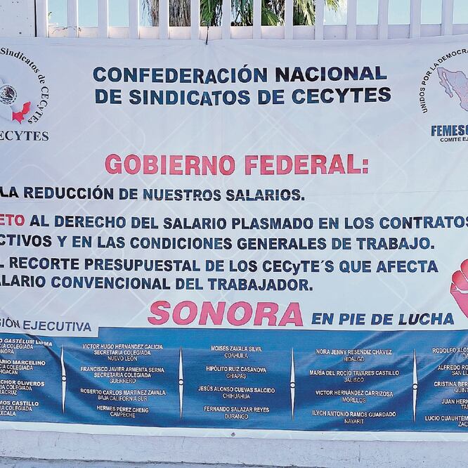 En Sonora, aproximadamente 25 mil alumnos del subsistema de educación media superior se quedaron sin clases, luego de la toma de 49 planteles. AMALIA ESCOBAR. EL UNIVERSAL