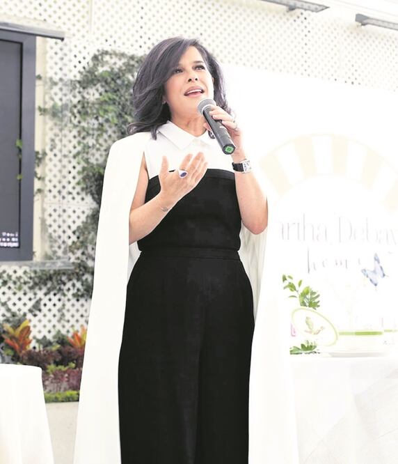 “Ponerle tu nombre a cualquier cosa es una gran responsabilidad”, dijo (CORTESÍA MARTHA DEBAYLE)