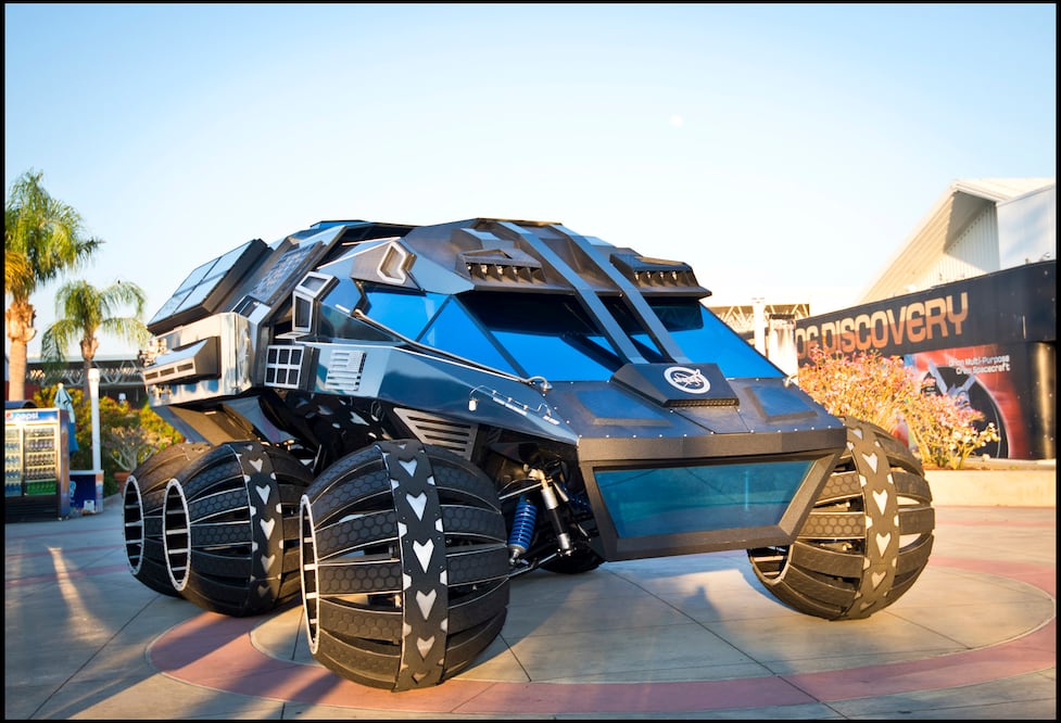 El Mars Rover, diseñado por la NASA, te llevará a Marte. (Foto: Kennedy Space Center Visitor Complex)