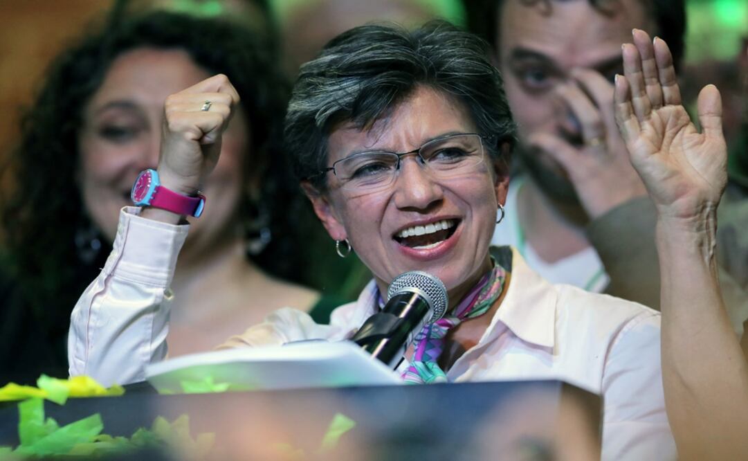 Claudia López, mayoral candidate for Bogotá, speaks after winning local elections in Bogotá, Colombia - Photo: Luisa González/REUTERS