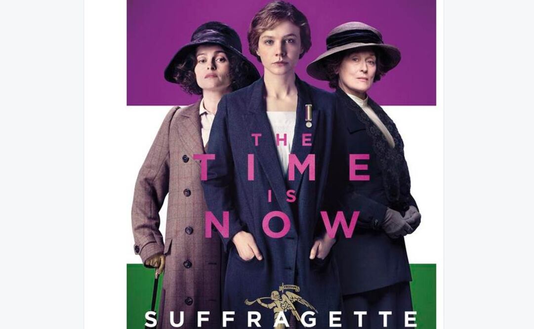 Meryl Street, Helena Bonham Carter y Carey Mulligan caminarán sobre la alfombra roja para el estreno europeo de "Suffragette" . FOTO: Twitter @BFI