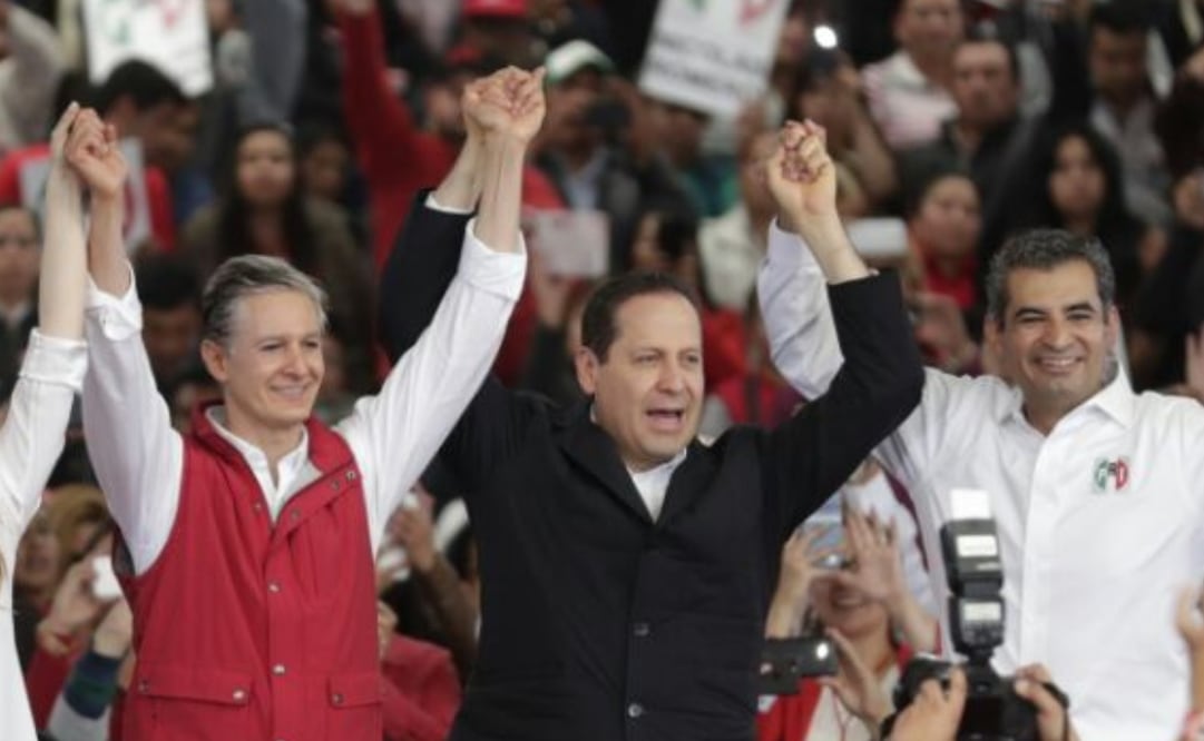 La democracia es la que gana y hay confianza plena en que la maestra hará un buen papel, dijo al reconocer también la gran campaña que llevó a cabo Alejandra Del Moral. Foto: archivo/ EL UNIVERSAL