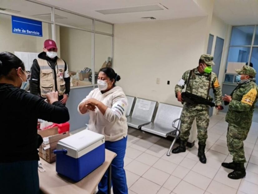 "Me siento bien con la vacuna", dice residente del ISSSTE Reynosa