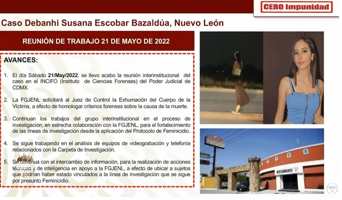 Mejía Berdeja señalo que se sigue trabajando en el análisis de los equipos de video y telefonía realizaciones con la investigación. Foto: especial