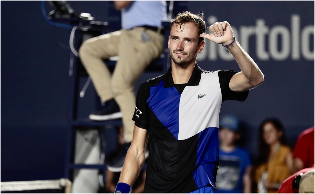 Daniil Medvedev llega a semifinales con paso perfecto en el Abierto de Los Cabos / FOTO: CORTESÍA