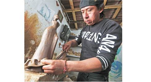 Catrinas de barro que están llenas de vida