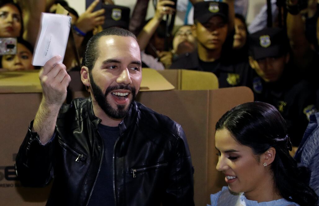 Nayib Bukele, candidato presidencial en El Salvador (FOTO: REUTERS)