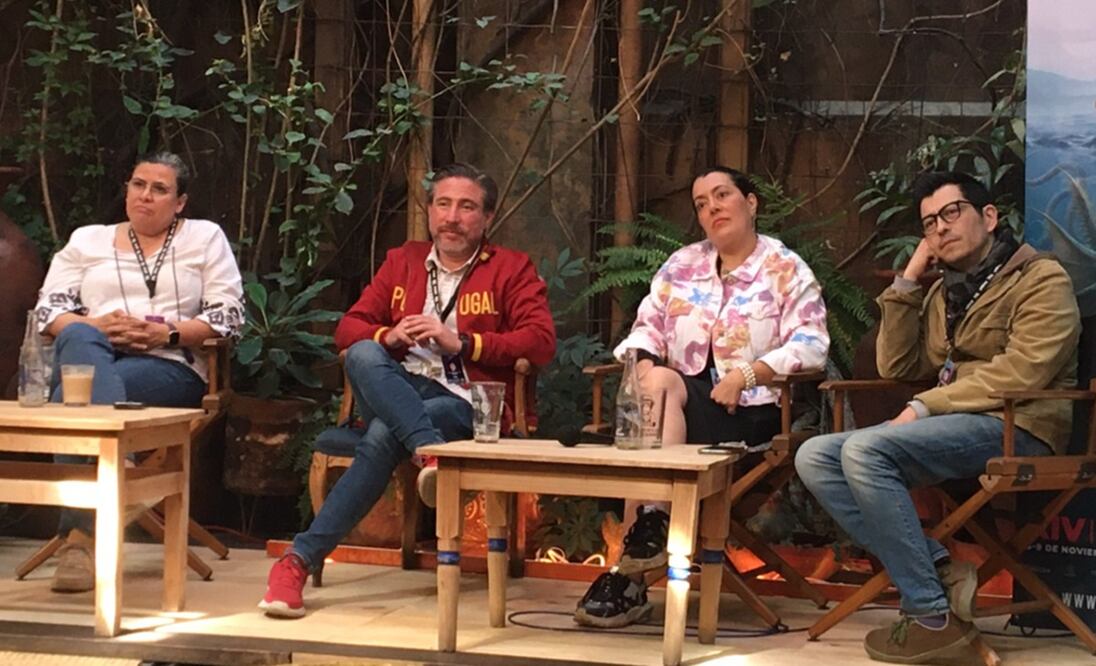 En el Festival Internacional de Cine Fantástico se realizó un panel que reunió productores y distribuidores independientes. Foto: César Huerta/EL UNIVERSAL.