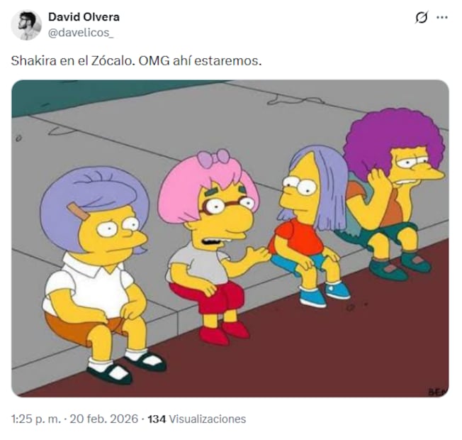 Concierto gratis de Shakira en el Zócalo deja la mejor ola de memes en redes sociales, usuarios se alistan para el show. Foto: Captura de pantalla X